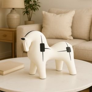 Horse Decorative Accent – Modern Minimal Sculpture