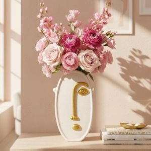 Face Art Vase – Modern Abstract Home Decor