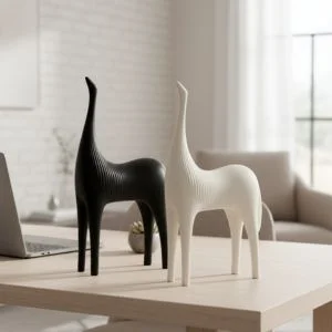 Minimal Horse Decorative Accent – Modern Home Decor